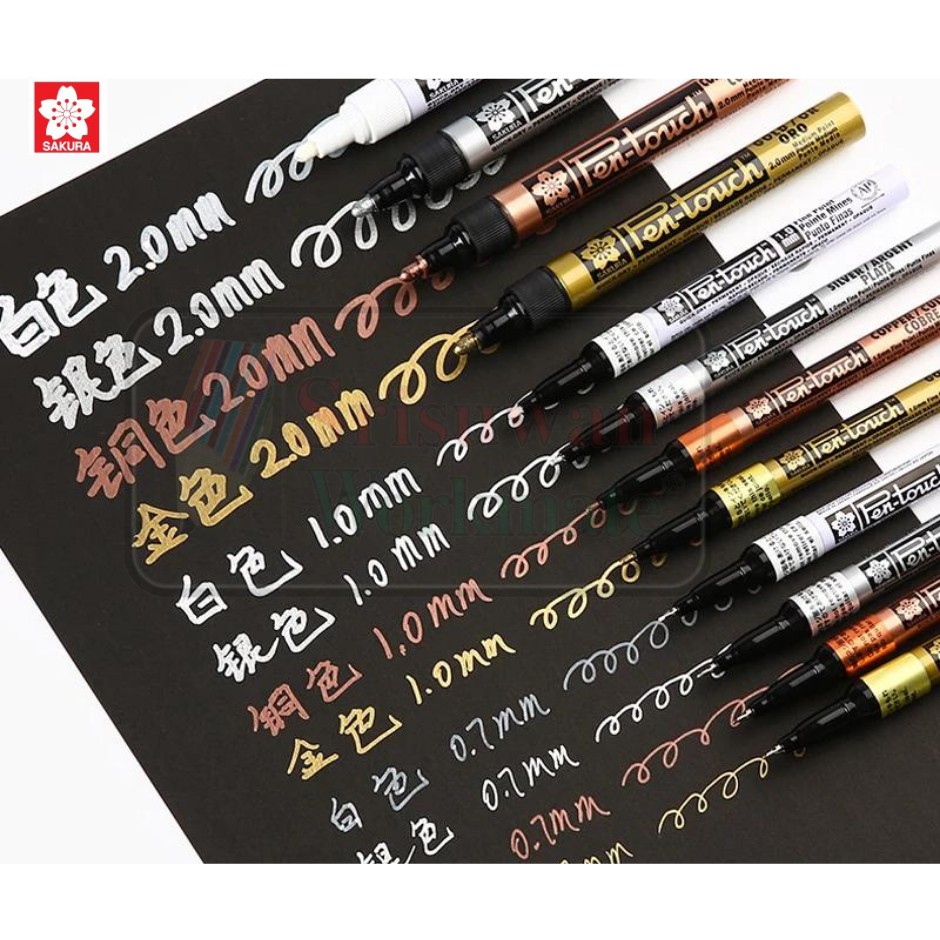 ราคาและรีวิวปากกาเพ้นท์ SAKURA PAINT MARKER ปากกาเขียนรองเท้า ปากกาเขียนเหล็ก ปากกาเขียนยาง ปากกาเพ้นท์รองเท้า Pen touch markeพ