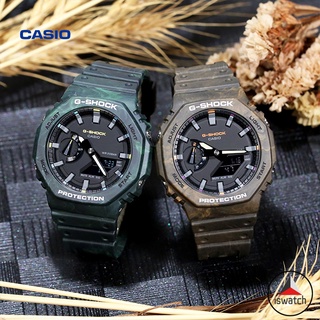 【พร้อมส่ง】Casio G-shock Mystic Forest Series GA-2100FR-3A / GA-2100FR-5A นาฬิกาข้อมือดิจิทัลอะนาล็อก