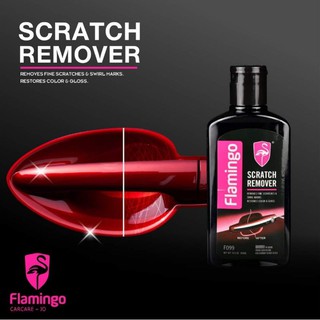 Flamingo Scratch Remover(ขนาดใหญ่ 300ml.) ครีมลบรอยขีดข่วน รอยครูด ไม่ต้องทำสี รถยนต์ มอเตอร์ไซค์ (สำหรับรอยแผลไม่ลึก)