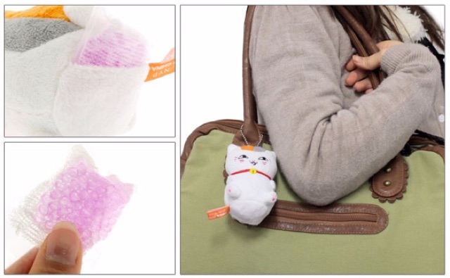 แท้-100-จากญี่ปุ่น-พวงกุญแจ-แมว-natsumes-book-of-friends-nyanko-sensei-aroma-grin-plush-doll-ball-chain
