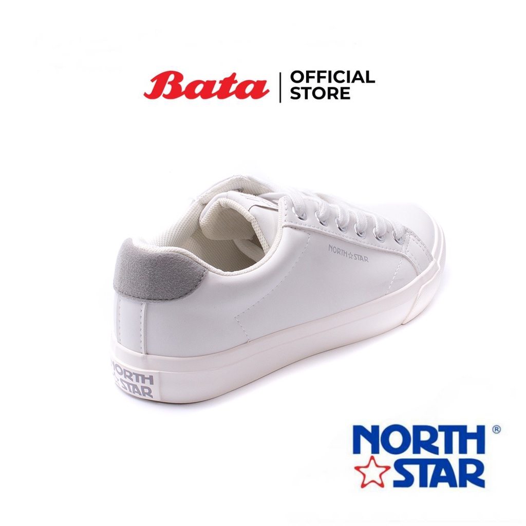 bata-บาจา-ยี่ห้อ-north-star-รองเท้าผ้าใบ-สนีคเคอร์-รองเท้าผูกเชือก-มินิมอล-สำหรับผู้หญิง-รุ่น-las-vegas-สีขาว-5311007