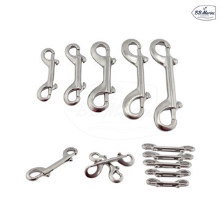 BBMarine ตะขอเกี่ยว รุ่น Stainless steel Safety Spring Bolt double end snap hook