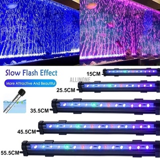 โคมไฟ Led กันน้ําหลากสีสําหรับตู้ปลา 55.5/45.5/35.5/25.5/15 ซม.