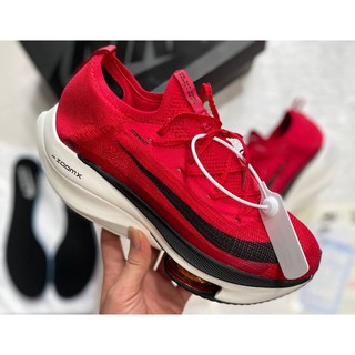สินค้า [BIG SALE] รองเท้าNike Air Zoom Alphafly Next สีแดง-RED Top สุดในรุ่น ออกใหม่ กำลังฮิต!! น้ำหนักเบา ออกแบบมาเพื่อการวิ่ง
