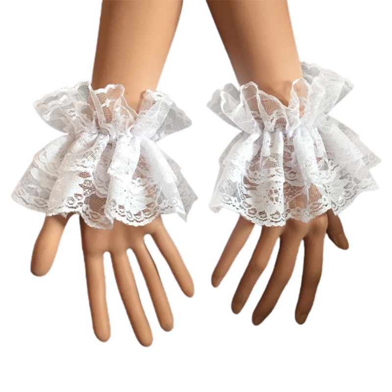 autu-ถุงมือสั้น-ลูกไม้-เปลือยนิ้ว-ความยาวข้อมือ-เจ้าสาว-แขนปลอม-สําหรับผู้หญิง-งานแต่งงาน