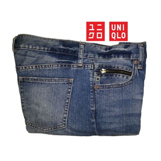 🐯 เอว 28 นิ้ว ® กางเกงยีนส์ ขายาว แบรนด์แท้ ยูนิโคล่ UNIQUO JEANS