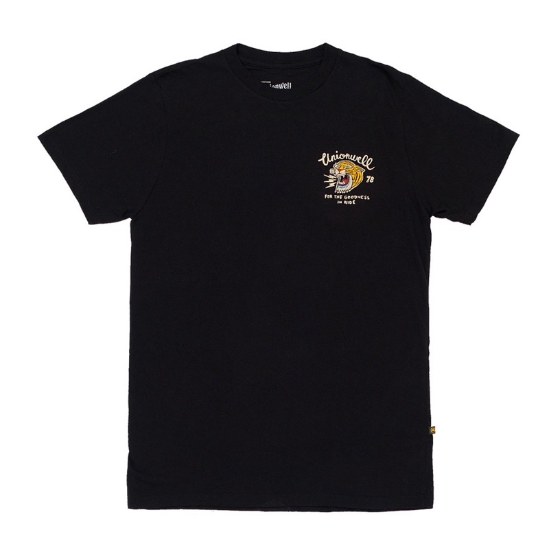t-shirtเสื้อยืด-พิมพ์ลาย-unionwell-roar-สีดํา-พรีเมี่ยม-สําหรับผู้ชาย-s-5xl