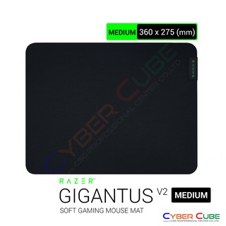 Razer Gigantus V2 - Medium Soft Gaming Mouse Mat for Speed and Control / แผ่นรองเมาส์ (เม้าส์แพด) ( ของแท้ศูนย์ SYNNEX )