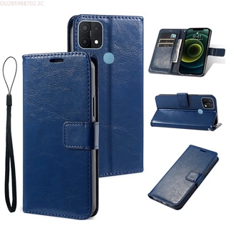เคสโทรศัพท์หนัง ฝาพับ พร้อมช่องใส่บัตร สําหรับ Realme C35 C31 9 pro pro+ 9i Oppo A16 A15 A54 A55 A76 A96 A54 A94 A15S