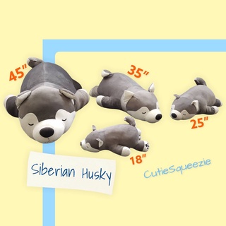 ภาพหน้าปกสินค้าตุ๊กตาหมาไซบีเรียนฮัสกี้หลับตา Siberian Husky Stuffed Dog (Closed eyes) ที่เกี่ยวข้อง