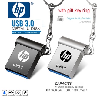 Hp แฟลชไดรฟ์ปากกาโลหะ USB 4gb 16GB 32GB 64GB 128GB 256GB