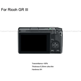 ภาพหน้าปกสินค้าฟิล์มกระจกนิรภัยป้องกันรอยหน้าจอสําหรับ Ricoh GR3 GRiii GR Mark iii camera film hd ที่เกี่ยวข้อง