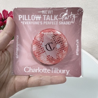 แท้💯 ที่ติดมือถือ Charlotte Tilbury Pillow Talk Disco Griptok Ball สีชมพู