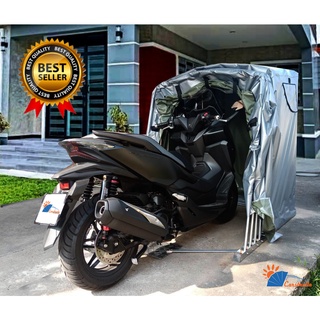 เต็นท์จอดรถพับได้ CARSBRELLA รุ่น SCOOT สำหรับรถขนาดเล็ก ป้องกันแสงแดด ฝุ่น ฝน (Aluminium Frame)