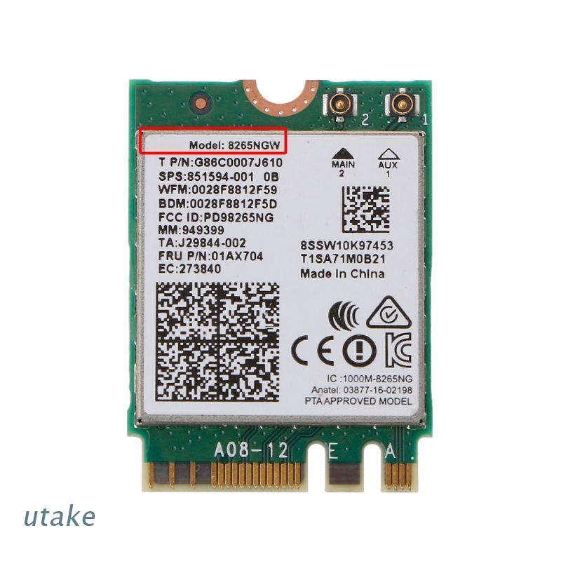 การ์ดอินเตอร์เน็ตไร้สาย Ngff สําหรับ Intel 8265 Ac Ac8265 8265Ngw M.2 2 ...
