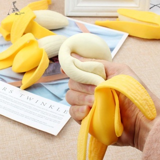 Squeeze Banana toy Stress Reliever Stress Ball Sensory Fidget Toy Squishy Toys