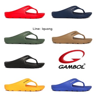 ภาพขนาดย่อของภาพหน้าปกสินค้าแตะหนีบ Gambol ใส่จ๊อกกิ้งได้  ​8สี รองเท้าแตะจ๊อกกิ้ง GM41125 ดำ กรม ตาล น้ำเงิน เหลือง แดง เขียว Size 4-9 (37-42) จากร้าน q_shoes บน Shopee