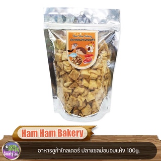 Ham Ham Bakery อาหารชูก้าไกลเดอร์ ปลาแซลม่อนอบแห้ง 100 g.