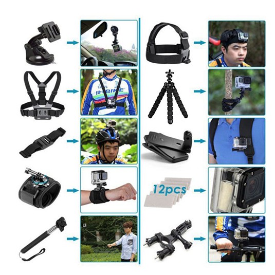 gopro-accessories-kit-50-in-1-bundle-action-camera-accessory-kit-ชุดอุปกรณ์เสริมกล้องแอคชั่น-for-gopro-l-action-camera