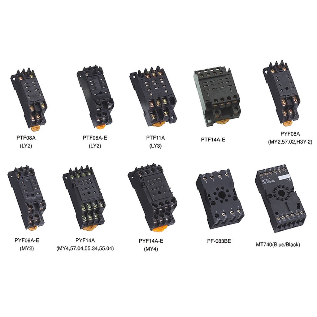 ฐานรีเลย์ ซ็อกเก็ต Relay Socket Base PYF08A PTF08A PYF14A PF083A PF085A ...