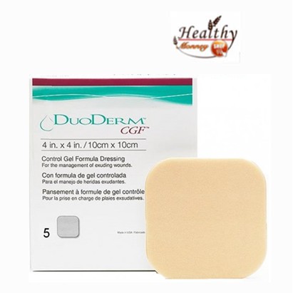 ภาพหน้าปกสินค้าแผ่นแปะแผลกดทับ(Hydrocolloid) ชนิดหนา DuoDrem CGF Border 10x10cm (ขาย 1 แผ่น) ยกกล่องลดอีก