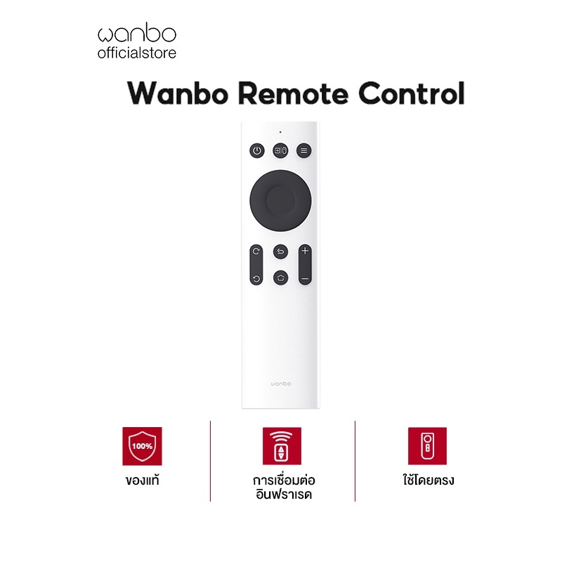 ภาพหน้าปกสินค้าWanbo Projector remote control รีโมทคอนโทรล สำหรับใช้กับ wanbo ทุกรุ่น