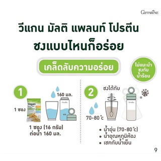 ภาพขนาดย่อของภาพหน้าปกสินค้าโปรตีนพืช กิฟฟารีน Vegan Multi Plant Protein วีแกน มัลติ แพลนท์ โปรตีน โปรตีนสกัดจากถั่วเหลือง ถั่วลันเตาสีทอง วีแกน จากร้าน victory.giffshop บน Shopee ภาพที่ 6