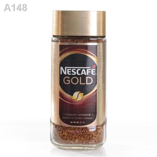 🔥🔥คุณภาพดี🔥🔥ข้อเสนอพิเศษ Russian Nestle Nescafe Gold Gold 95g Glass Bottle Instant Black Coffee