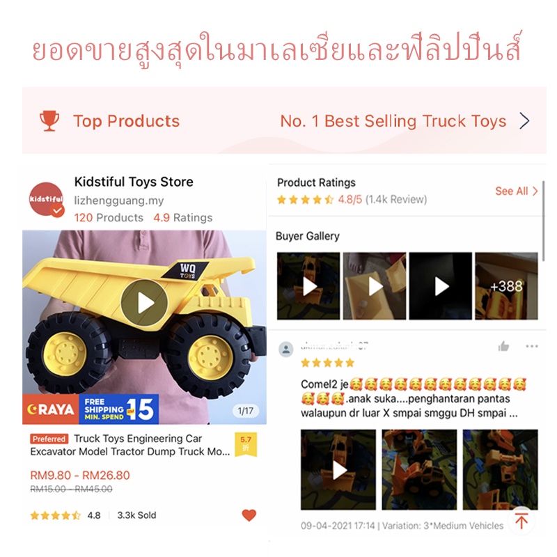 ภาพหน้าปกสินค้าจัดส่งภายใน 24 ชม. รถบรรทุกจำลอง รถขุดดิน ของเล่นสําหรับเด็ก รถของเล่น ของเล่นเด็ก จากร้าน cooltoys.th บน Shopee