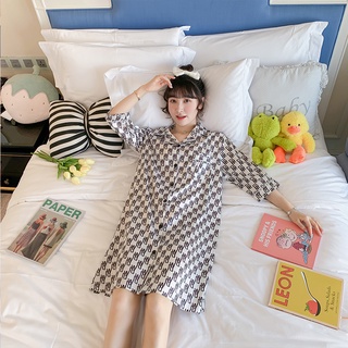 ชุดนอน ชุดนอนผู้หญิง ชุดนอนราคาถูก ชุดนอนสั้น ชุดนอนไม่ได้นอน ชุดนอนผ้าซาติน ชุดนอนสไตล์เกาหลี ผ่านุ่นสบายไม่ร้อน #3307