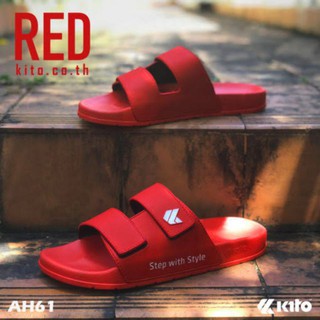 รองเท้าแตะKito สาย2สาย ปรับขับปรับหลวมได้ รุ่น AH61 Size 36-43