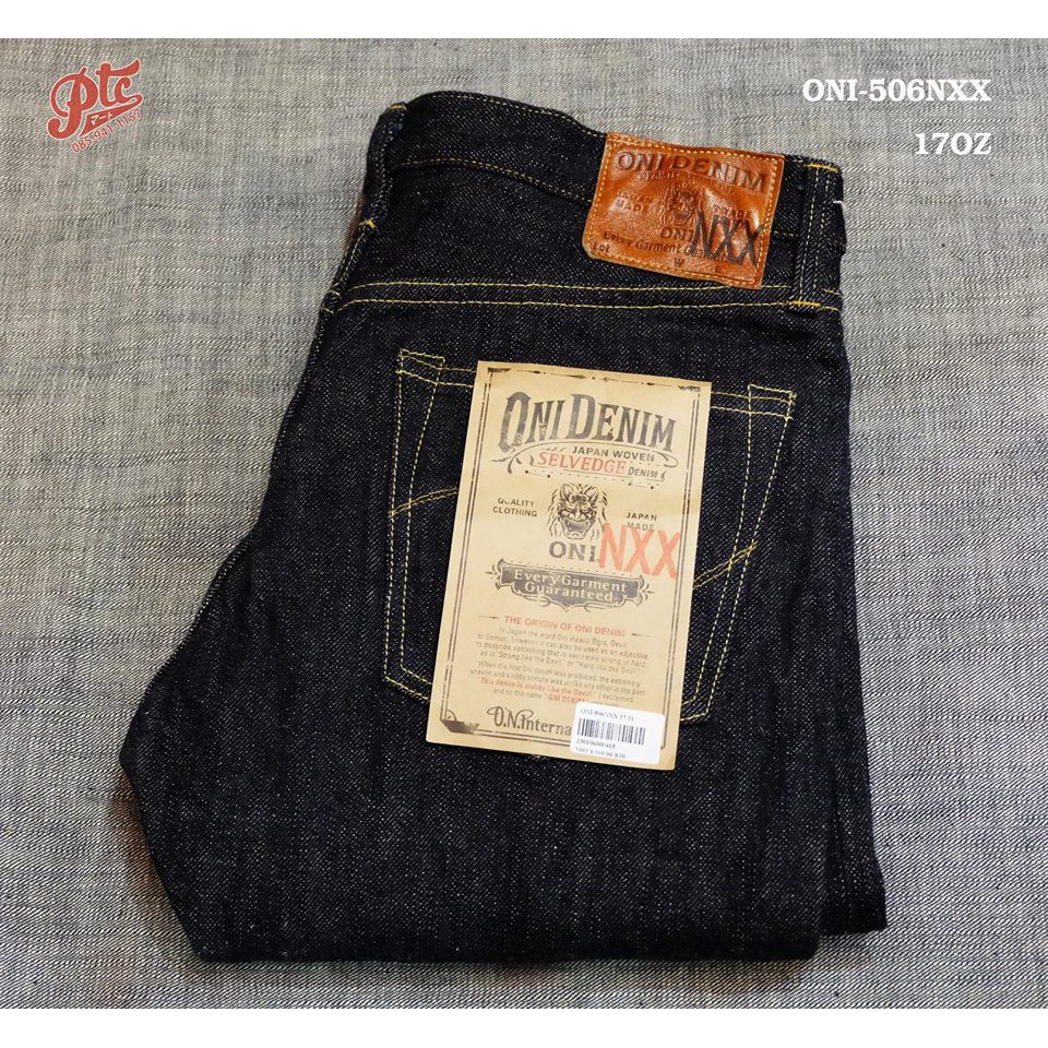 กางเกงยีนส์ ONI DENIM ONI-506NXX 17 OZ NEW XX LOW TENSION CIGARET