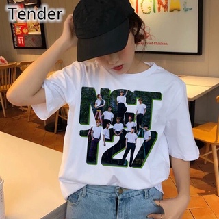 เสื้อยืด พิมพ์ลายกราฟิก Nct 127 Fans Ullzang 90S แฟชั่นฮาราจูกุ สไตล์วินเทจ