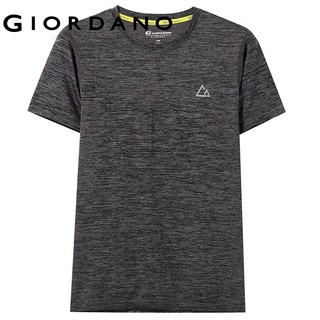 Giordano เสื้อยืดแขนสั้นคอกลม Cool max มีลวดลาย Free Shipping 01029211