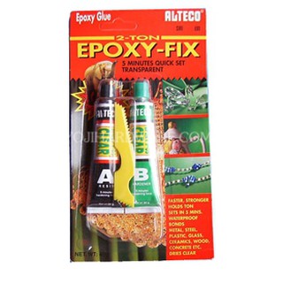 กาวเคลือบกันน้ำ ใช้กับ ไม้ สปีดได้ Epoxy Glue : Quick Set 5 min. กาวอีพ็อกซี่่ สีใส แห้งเร็ว 5 นาที กาว
