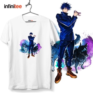 ไม่มีที่สิ้นสุด Jujutsu Kaisen Megumi Fushiguro Anime Manga Shirt in White  เสื้อยืด  สำหรับผู้ชาย Women Tees Tops