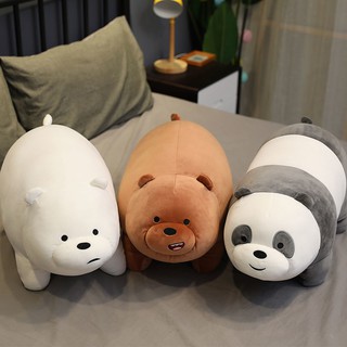 ✢✲ஐตุ๊กตา We Bare Bear ของแท้หมอนหมีแพนด้ายักษ์น่ารักตุ๊กตาหมีแพนด้าตุ๊กตาหมี❤