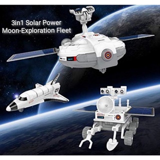 3in1 Solar Power Moon-Exploration Fleet ประกอบกองสำรวจดวงจันทร์พลังงานแสงอาทิตย์