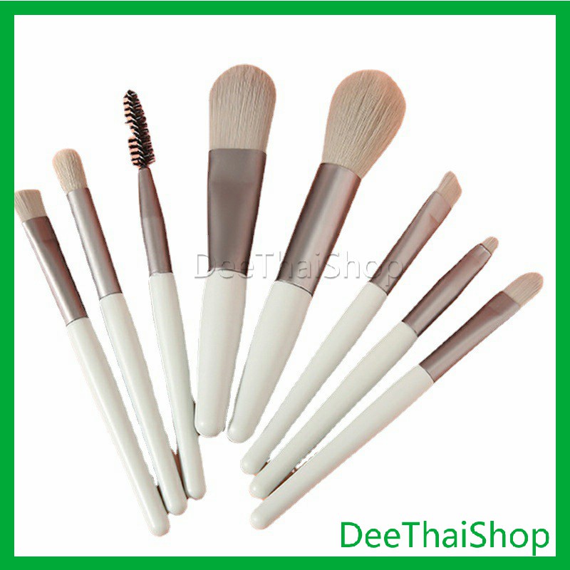 ชุดแปรงแต่งหน้า-8-ชิ้น-แปรงคิ้ว-ปัดแก้ม-makeup-brush-set