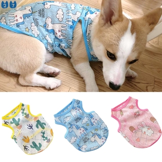 『27Pets』XS-2XL Puppy Dog Vest Tshirt Summer Pet Clothes for Small Dogs Chihuahua Corgi Yorkshire Shirts Cat Clothing Chaleco Perro