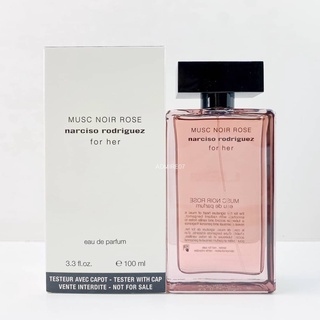 ส่งฟรี Narciso Rodriguez Musc Noir Rose For Her EDP 100ml กล่องเทส น้ำหอมผู้หญิง OCT01