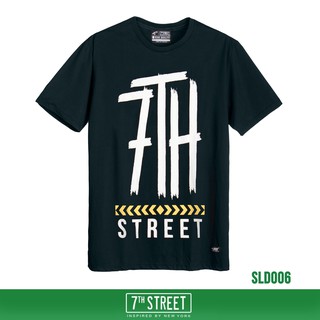 7th Street เสื้อยืด รุ่น SLD006 Slow Down-กรมเข้ม ของแท้ 100%