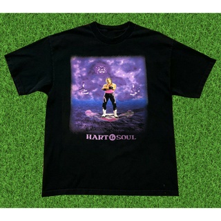 De32wew632 เสื้อยืด ผ้าฝ้าย พิมพ์ลาย Undertaker Bret Hart And Soul 1997 PPV POI32SDF17922 สําหรับผู้ชาย