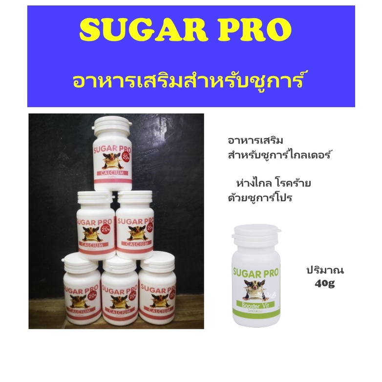 sugar-pro-แคลเซียมและวิตามินรวมสำหรับ-ชูการ์ไกลเดอร์