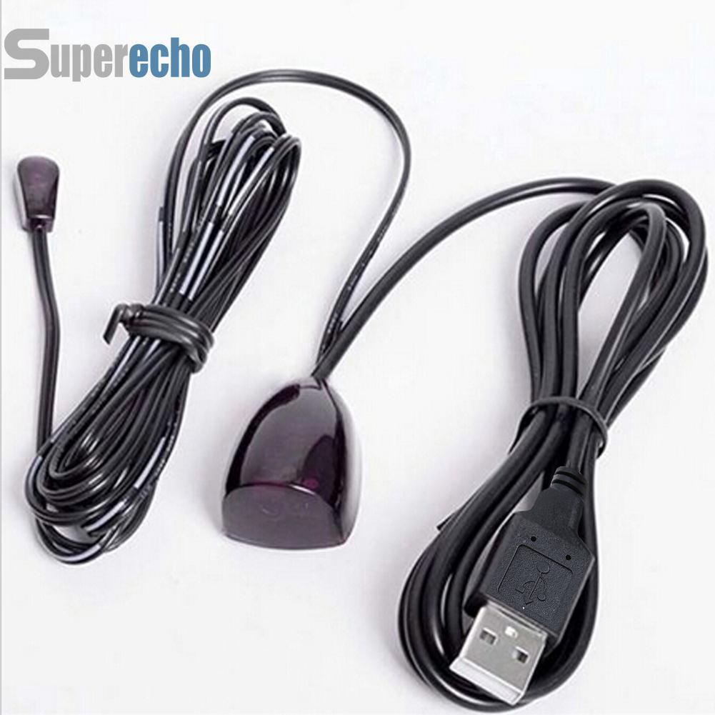 thumbnail image 2 of Taishi 5V Infrared IR Remote Control Extender / Repeater Kit With USB Adapter And Receiver Emitter (Black) 2 of 6