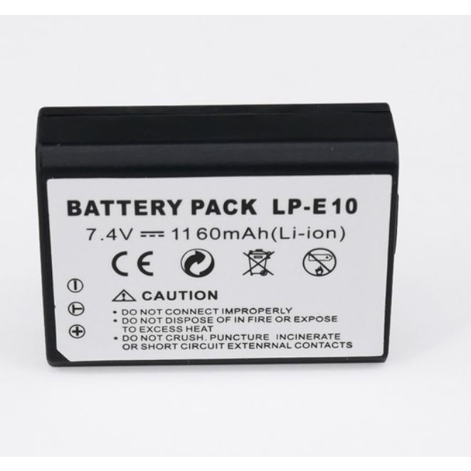 Batteria Compatibile Canon LP-E10 Da 950mAh Per EOS 1100D, 1200D, 1300D, 2000D, Rebel T3/T5/T6 - Foto 4