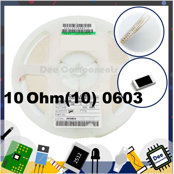 10ohm-10-0603-1-100-mw-400ppm-0603waj0100t5e-royal-ohm-1-a2-3-ขายยกแพ็ค-1-แพ็ค-มี-100-ชิ้น