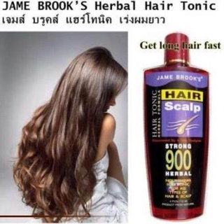 โทนิค JAME BROOK’S Herbal Hair Tonic เจมส์ บรูคส์ แฮร์โทนิค เร่งผมยาว ปลูกผม ขจัดรังแค บำรุงรากผม (115ml x 1ขวด) *โทนิค*