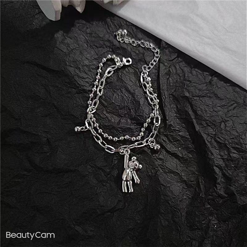 กำไลข้อมือสร้อยข้อมือลายหมีห้อย-ใส่แล้วดูดี-น่ารัก