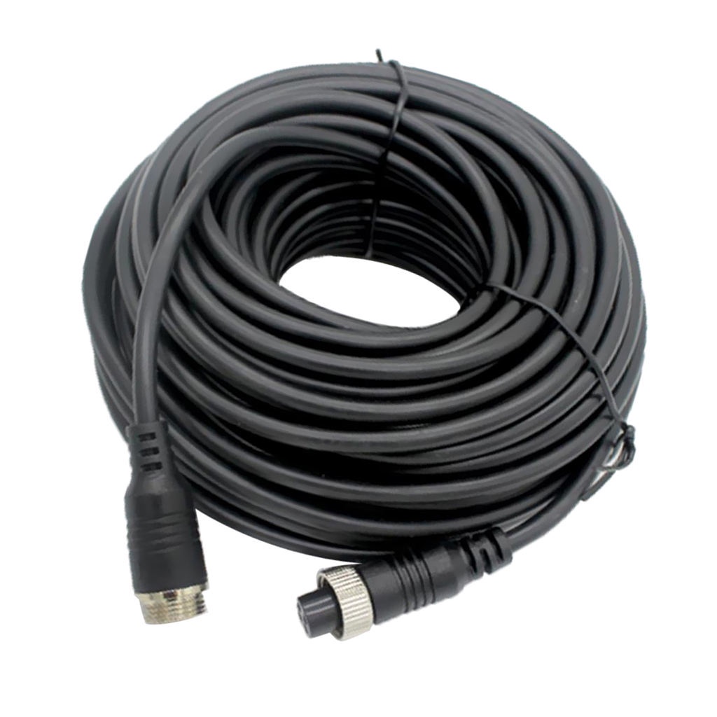 สายเคเบิ้ล-4pin-สําหรับกล้องมองหลังรถบัสรถบรรทุก-20m